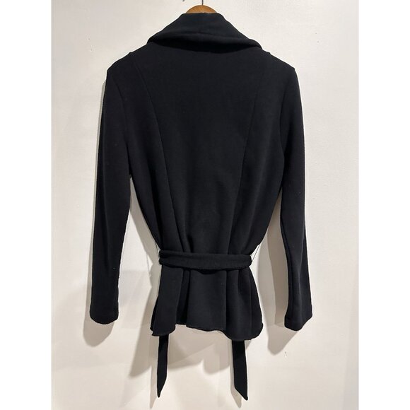 BANANA REPUBLIC Cotton Blend Collared Belted Short Peacoat - Picture 3 of 5